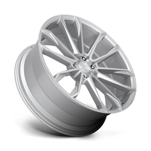 DUB S248 CLOUT Gloss Silver Brushed 24x10 +30 6x139.7mm 106.1mm