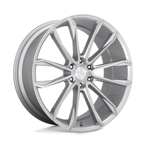 DUB S248 CLOUT Gloss Silver Brushed 24x10 +30 6x139.7mm 106.1mm