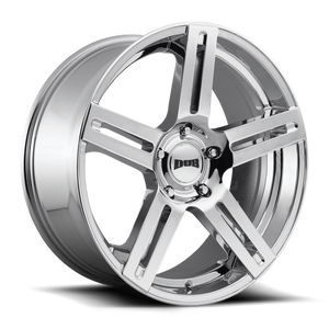 DUB S249 ROC Chrome Plated 24x10 +10 5x127mm 78.1mm - WheelWiz