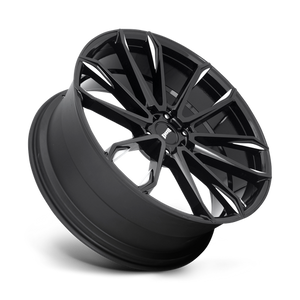 DUB S252 CLOUT Gloss Black Milled 24x10 +30 6x135mm 87.1mm