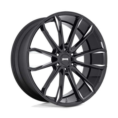 DUB S252 CLOUT Gloss Black Milled 24x10 +30 6x139.7mm 106.1mm