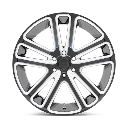 DUB S255 FLEX Gloss Black Milled 22x9.5 +25 6x139.7mm 106.1mm