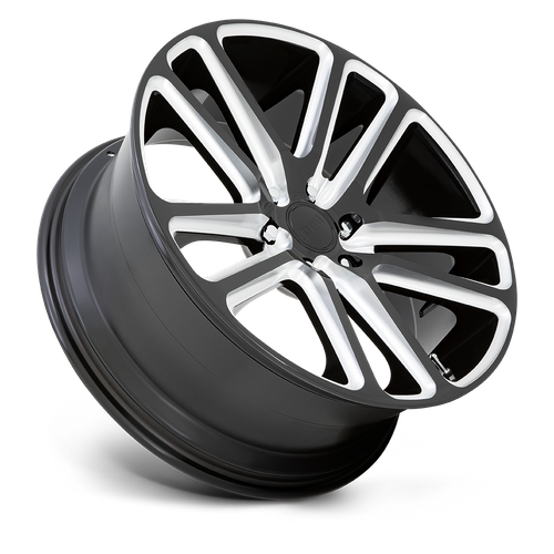DUB S255 FLEX Gloss Black Milled 22x9.5 +30 6x135mm 87.1mm