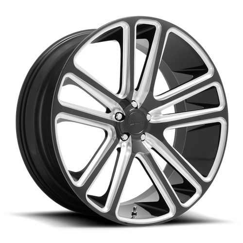 DUB S255 FLEX Gloss Black Milled 26x10 +10 5x127mm 78.1mm