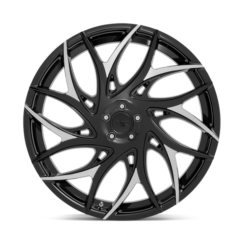 DUB S259 G.O.A.T. Gloss Black W/ Machined Spokes 26x10 +10 5x127mm 78.1mm - Wheelwiz
