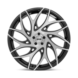 DUB S260 G.O.A.T. Brush Face Gblk Drk Tint Spoke 26x10 +10 5x127mm 78.1mm