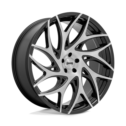 DUB S260 G.O.A.T. Brush Face Gblk Drk Tint Spoke 26x10 +10 5x127mm 78.1mm