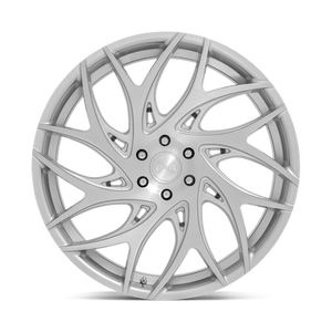 DUB S261 G.O.A.T. Silver Brushed Face 24x10 +10 5x127mm 78.1mm