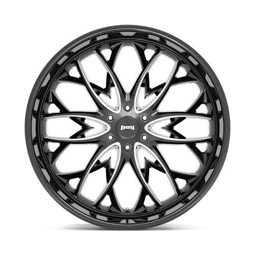 DUB S263 OG Gloss Black Milled 26x10 +25 6x139.7mm 106.1mm