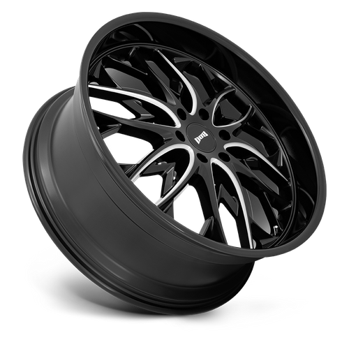 DUB S263 OG Gloss Black Milled 24x10 +25 6x139.7mm 106.1mm