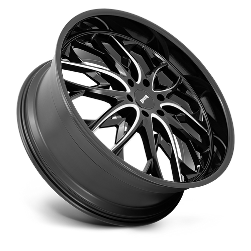 DUB S263 OG Gloss Black Milled 26x10 +30 6x135mm 87.1mm - Wheelwiz