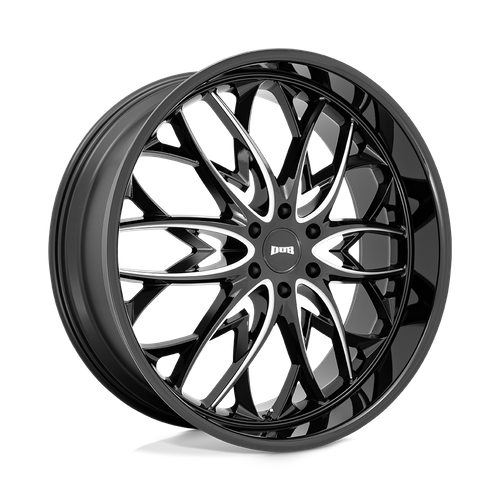 DUB S263 OG Gloss Black Milled 26x10 +25 6x139.7mm 106.1mm