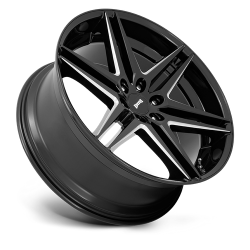 DUB S267 DIRTY DOG Glossy Black Milled 26x10 +25 6x139.7mm 106.1mm
