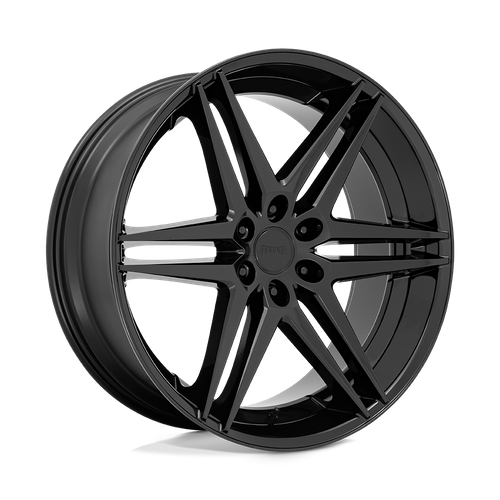 DUB S268 DIRTY DOG All Glossy Black 24x10 +25 6x139.7mm 106.1mm