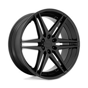 DUB S268 DIRTY DOG All Glossy Black 24x10 +25 6x139.7mm 106.1mm