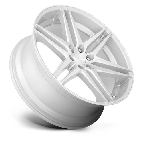 DUB S270 DIRTY DOG Silver W/ Brushed Face 24x10 +25 6x139.7mm 106.1mm - Wheelwiz