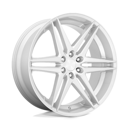 DUB S270 DIRTY DOG Silver W/ Brushed Face 24x10 +25 6x139.7mm 106.1mm - Wheelwiz