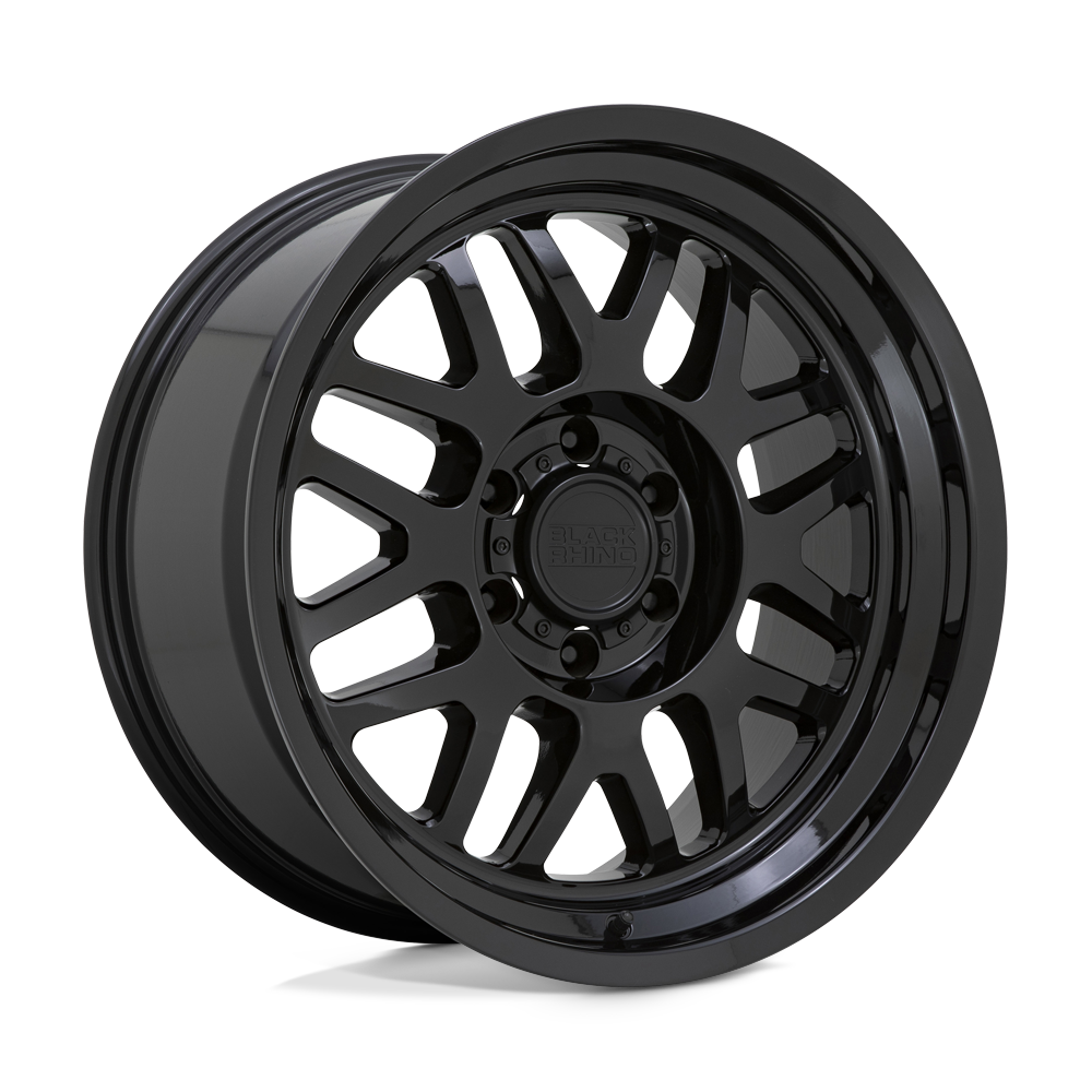 Black Rhino DELTA Gloss Black 18x9.5 +12 6x114.3mm 76.1mm - WheelWiz