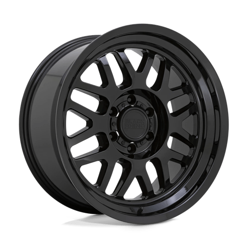 Black Rhino DELTA Gloss Black 18x9.5 +12 6x114.3mm 76.1mm - WheelWiz