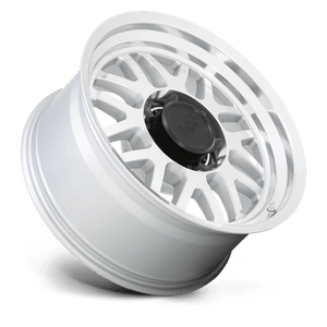 Black Rhino DELTA Gloss Silver W Mirror Face&lip 20x9.5 -18 8x170mm 125.1mm - Wheelwiz
