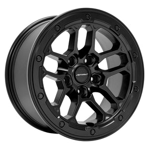 Defiant DF01 Matte Black  17x8.0 +12 5x127mm 71.5mm