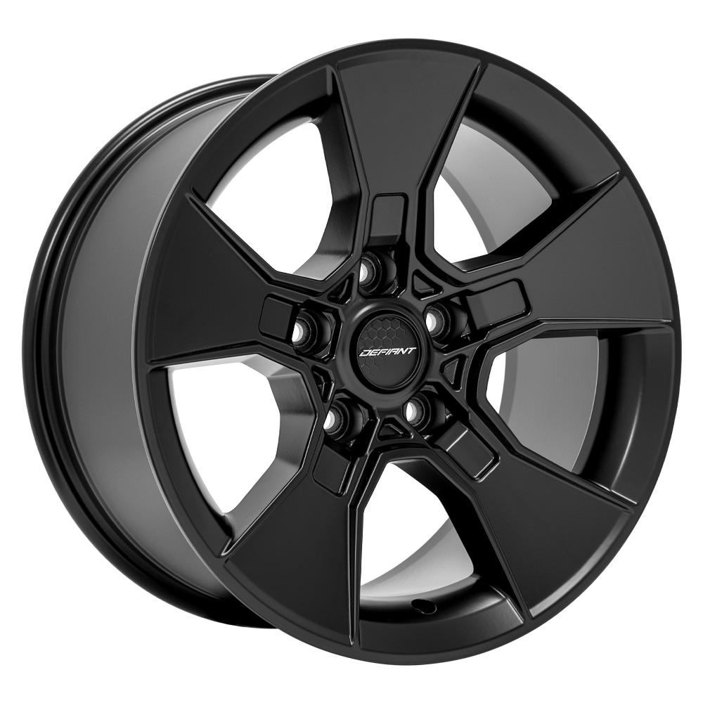Defiant DF02 Matte Black  17x8.5 +12 5x127mm 71.5mm