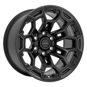 Defiant DF03 Matte Black w/ Matte Charcoal 18x9.0 -12 6x139.7mm 78.1mm