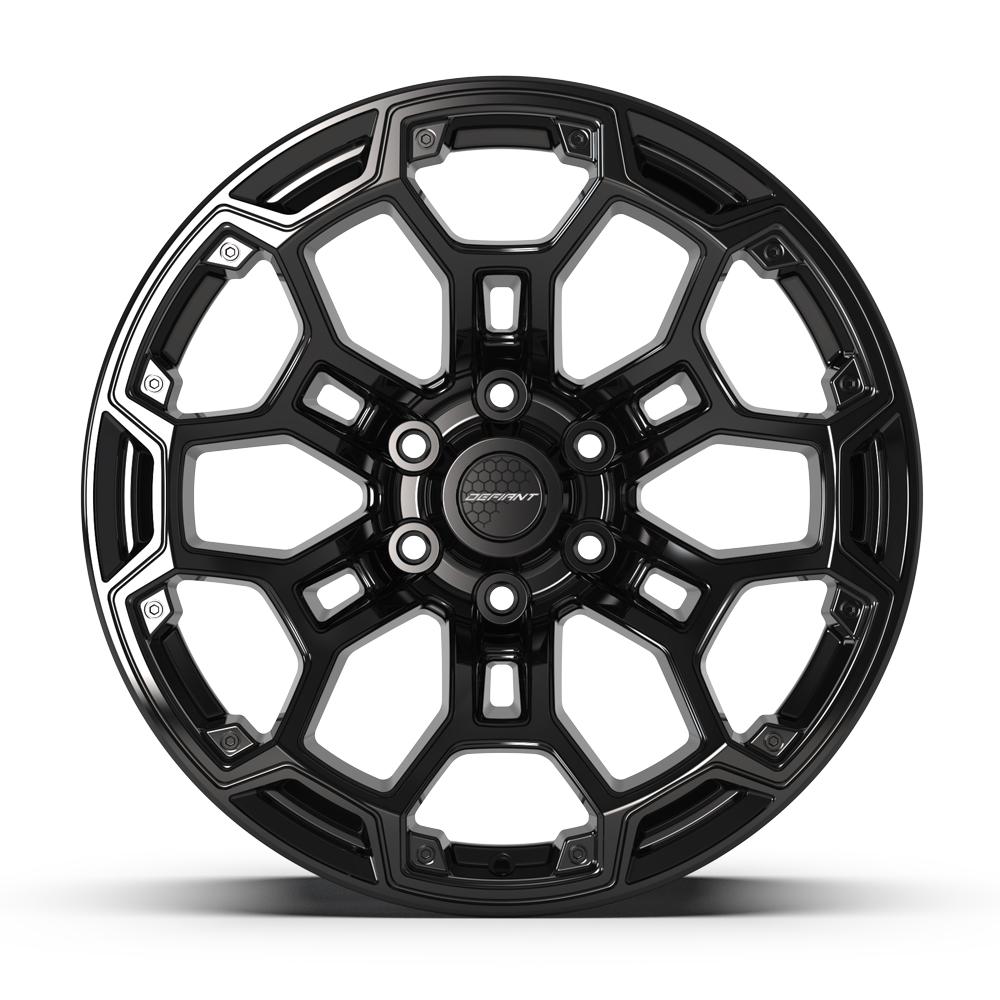 Defiant DF03 Gloss Black 20x9 -12 6x139.7|N/Amm 78.1mm - Wheelwiz