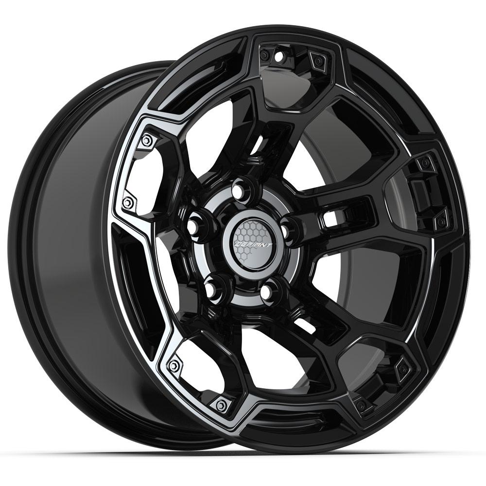 Defiant DF03B Gloss Black 17x9 -12 5x127|N/Amm 71.5mm - Wheelwiz