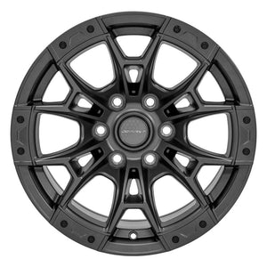 Defiant DF04 Dark Matte Charcoal 17x9.0 +12 6x135mm 87.1mm