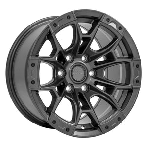 Defiant DF04 Dark Matte Charcoal 17x9.0 +12 6x135mm 87.1mm