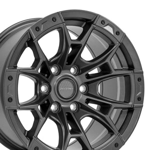 Defiant DF04 Dark Matte Charcoal 17x9.0 +12 6x135mm 87.1mm