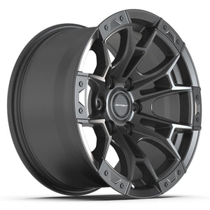 Defiant DF04 Satin Gunmetal 20x9 +12 6x135|N/Amm 87.1mm - Wheelwiz