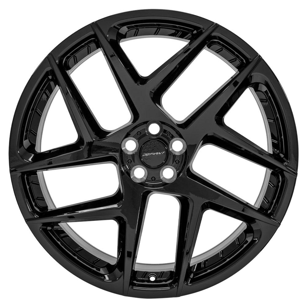 Defiant DF05 Gloss Black 22x10.0 +37 5x108mm 63.4mm