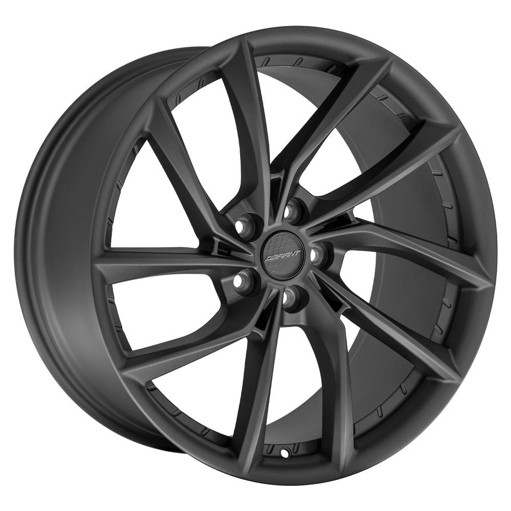 Defiant DF06 Dark Matte Charcoal 20x10.0 +35 5x114.3mm 64.1mm