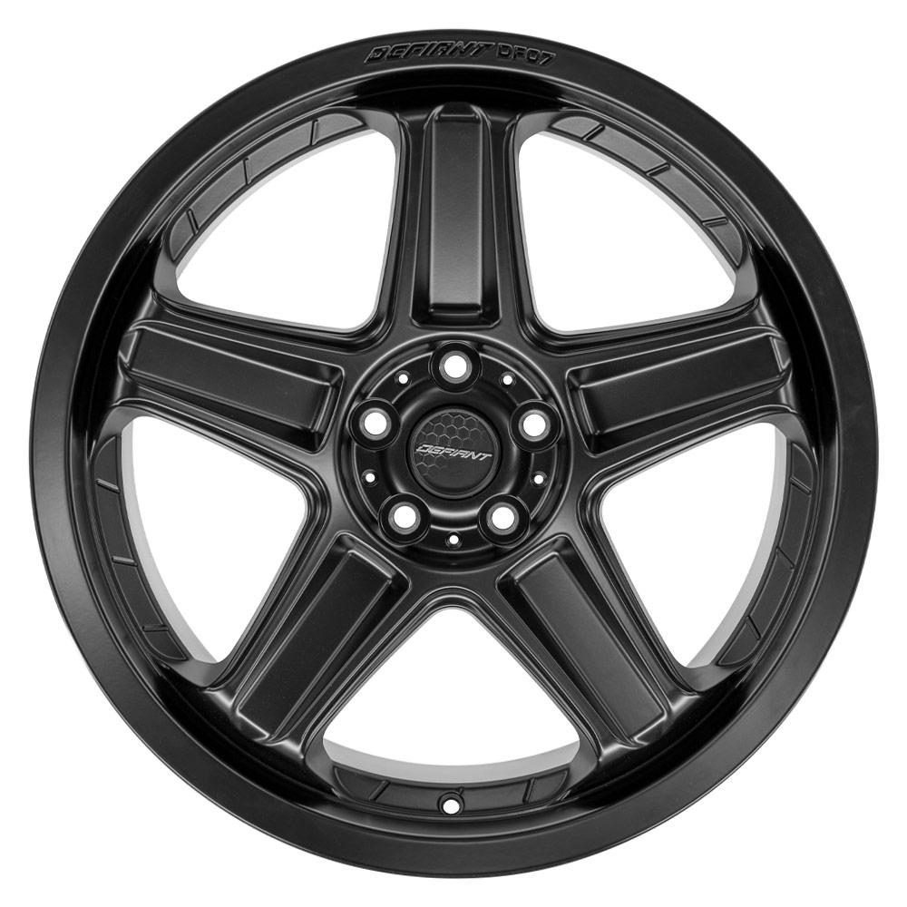 Defiant DF07 Matte Black 20x9.5 +15 5x115mm 71.5mm