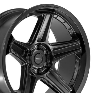 Defiant DF07 Matte Black 22x10.0 -12 6x139.7mm 78.1mm