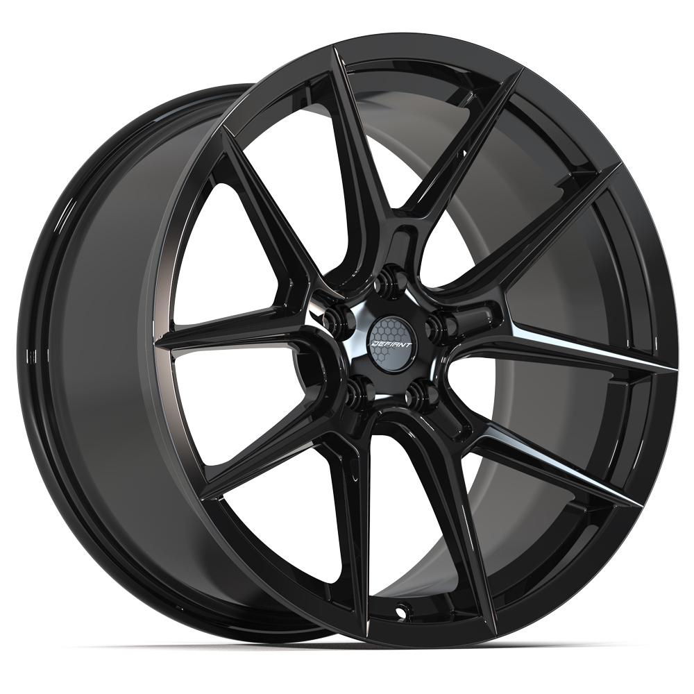 Defiant DF08 Gloss Black 20x10 +38 5x114.3|N/Amm 70.5mm - Wheelwiz