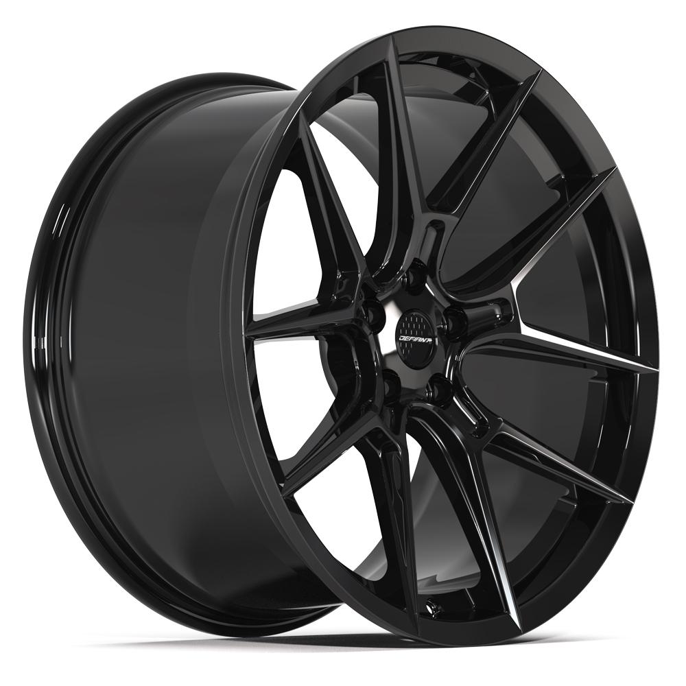 Defiant DF08 Gloss Black 20x10 +38 5x114.3|N/Amm 70.5mm - Wheelwiz