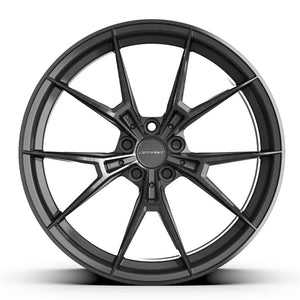 Defiant DF09 Black Machined w/ Tinted Clear 20x9.0 +40 5x112mm 66.6mm