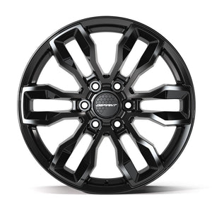 Defiant DF15A Gloss Black 20x9 +18 6x139.7|N/Amm 78.1mm - Wheelwiz
