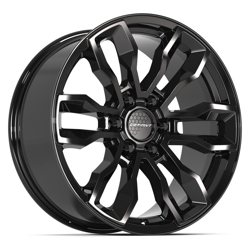 Defiant DF15A Gloss Black 20x9 +18 6x139.7|N/Amm 78.1mm - Wheelwiz