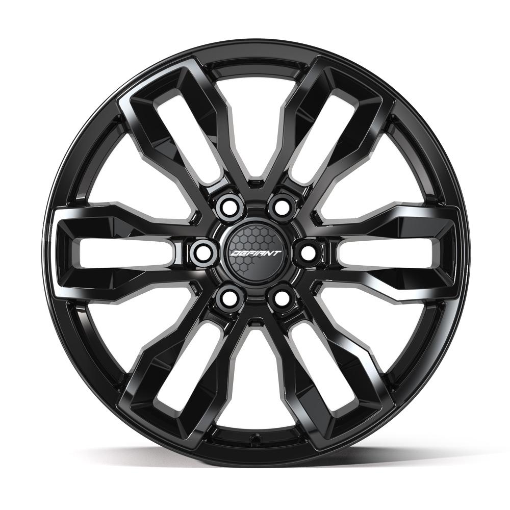 Defiant DF15B Gloss Black 20x9 +18 6x139.7|N/Amm 77.8mm - Wheelwiz