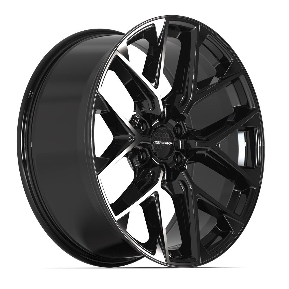 Defiant DF17A Gloss Black 22x9 +18 6x139.7|N/Amm 78.1mm - Wheelwiz