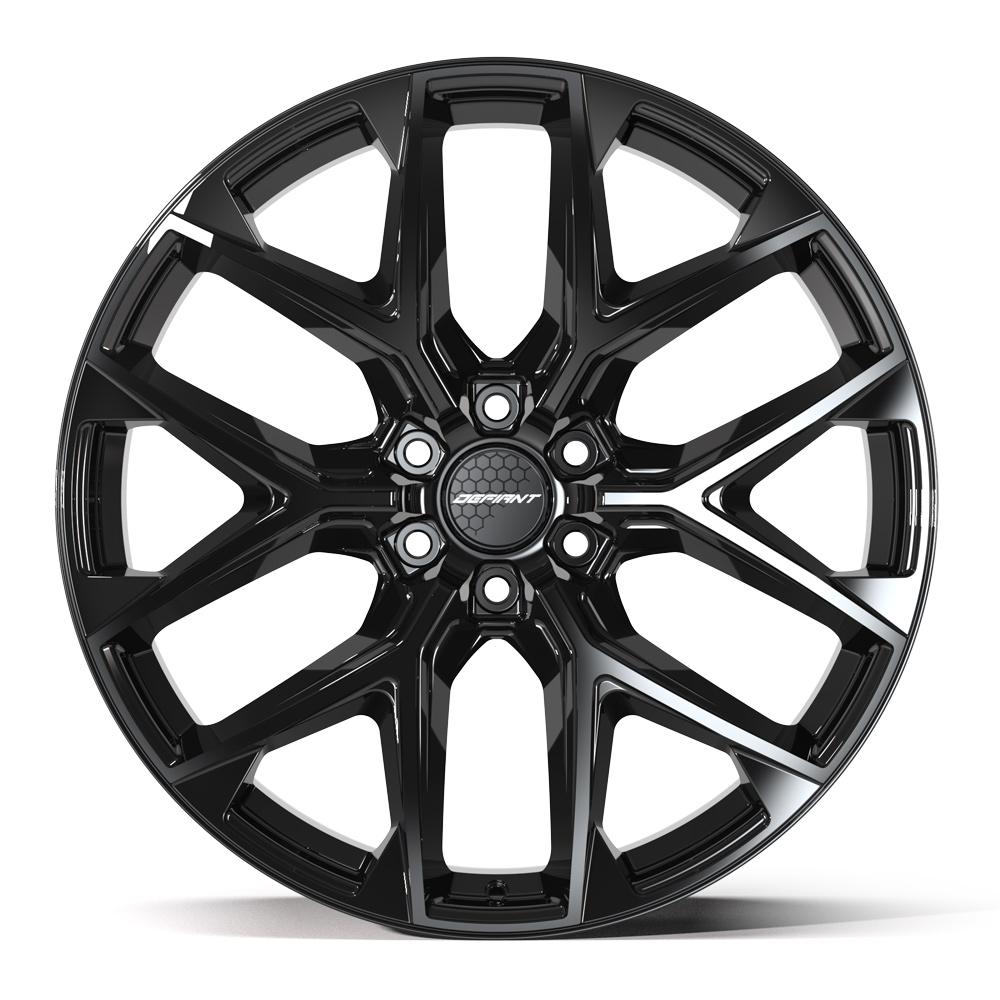 Defiant DF17A Gloss Black 24x10 +24 6x139.7|N/Amm 78.1mm - Wheelwiz