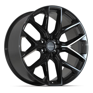 Defiant DF17A Gloss Black 24x10 +24 6x139.7|N/Amm 78.1mm - Wheelwiz