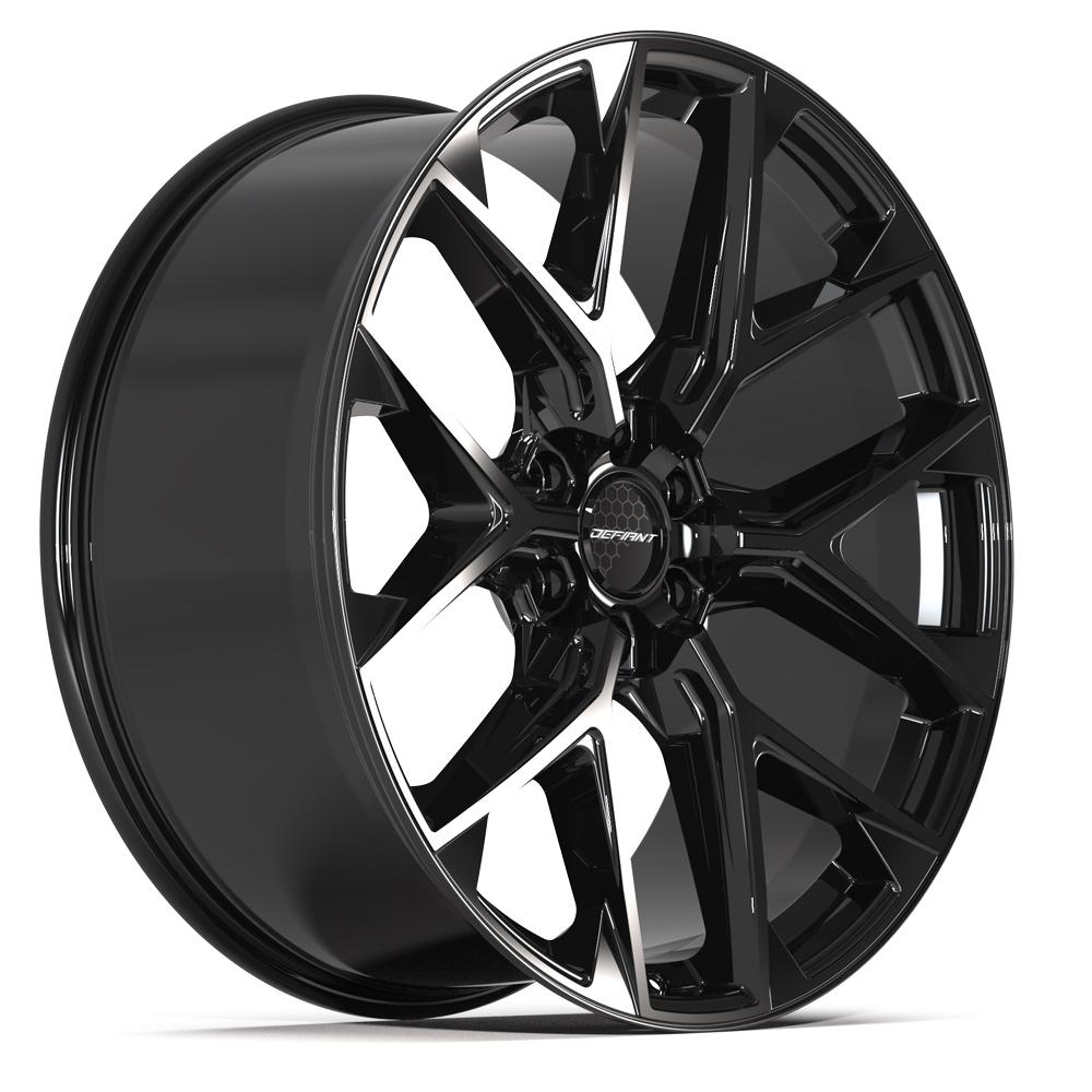 Defiant DF17A Gloss Black 24x10 +24 6x139.7|N/Amm 78.1mm - Wheelwiz