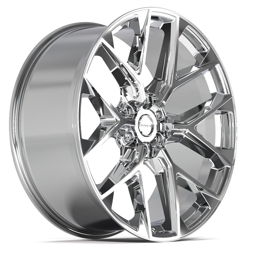 Defiant DF17A Chrome 24x10 +18 6x139.7|N/Amm 78.1mm - Wheelwiz