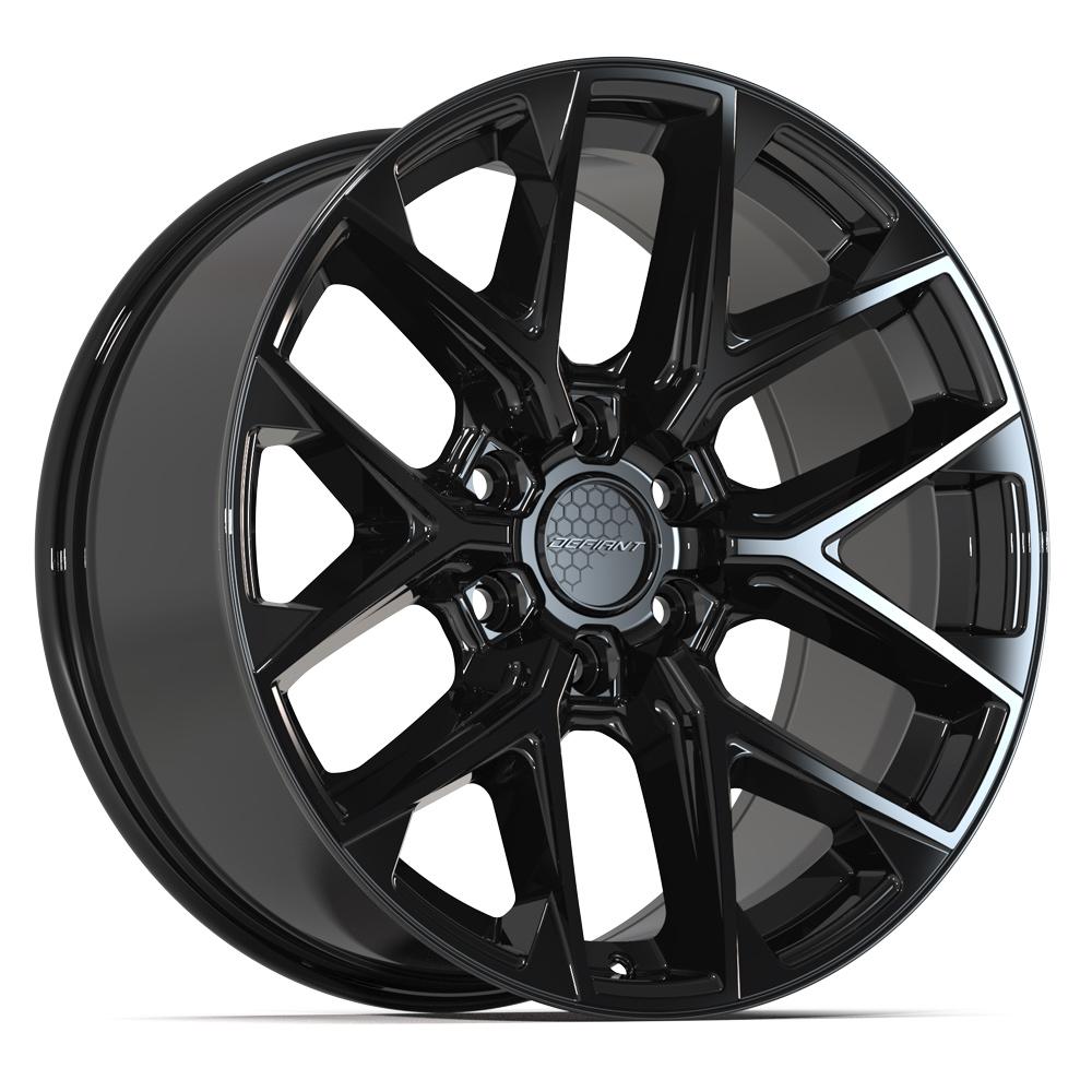 Defiant DF17B Gloss Black 20x9 +18 6x139.7|N/Amm 77.8mm - Wheelwiz