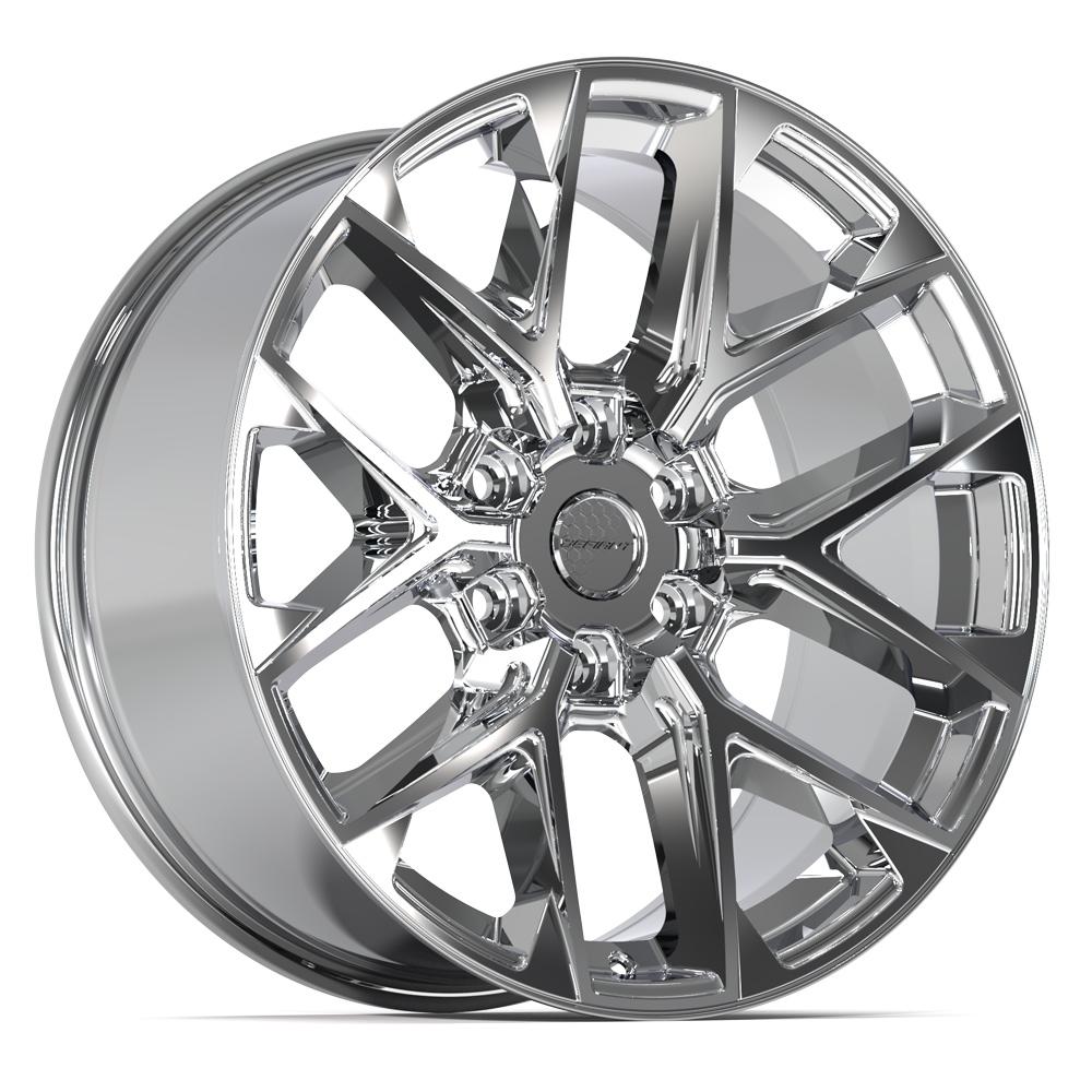 Defiant DF17C Chrome 20x9 +18 6x135|N/Amm 87.1mm - Wheelwiz